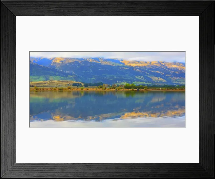 Framed Print : Diamond Lake, Glenorchy, near Queenstown, South Island, New Zealand Framed Print : Diamond Lake, Glenorchy, near Queenstown, South Island, New Zealand