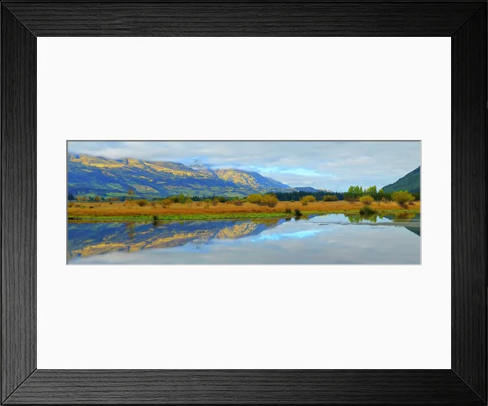Framed Print : Diamond Lake, Glenorchy, near Queenstown, South Island, New Zealand Framed Print : Diamond Lake, Glenorchy, near Queenstown, South Island, New Zealand