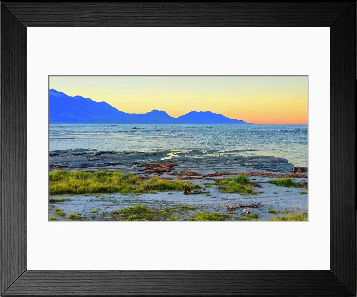 Framed Print : Sunset, Tasman Bay near Nelson, South Island, New Zealand Framed Print : Sunset, Tasman Bay near Nelson, South Island, New Zealand