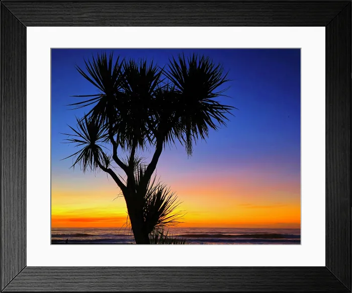 Framed Print : Sunset, Hokitika, South Island, New Zealand Framed Print : Sunset, Hokitika, South Island, New Zealand