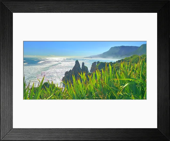 Framed Print : Great Coast Road, West Coast, South Island, New Zealand Framed Print : Great Coast Road, West Coast, South Island, New Zealand
