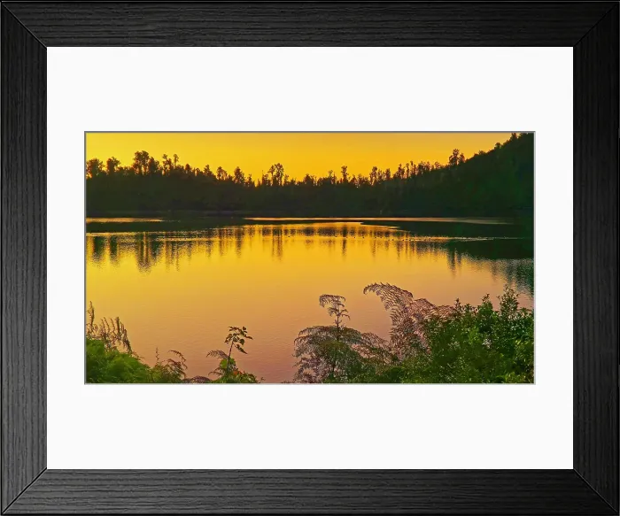 Framed Print : Sunset near Hokitika, South Island, New Zealand Framed Print : Sunset near Hokitika, South Island, New Zealand