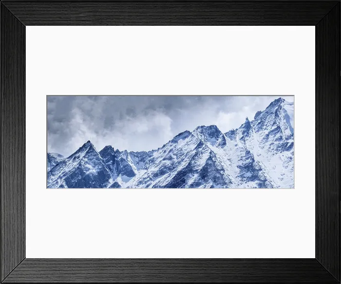 Framed Print : Expansive Southwest Panorama from Kyanjin Ri Summit Featuring the Snowy Ridges of Naya Kanga (Ganja La Peak) and the Surrounding Langtang Range in Nepal Framed Print : Expansive Southwest Panorama from Kyanjin Ri Summit Featuring the Snowy Ridges of Naya Kanga (Ganja La Peak) and the Surrounding Langtang Range in Nepal