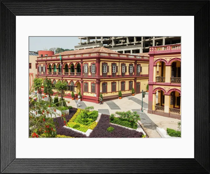 Framed Print : Neo-classical buildings preserved, Tap Seac square, Macau, Special Administrative Region, China, Asia Framed Print : Neo-classical buildings preserved, Tap Seac square, Macau, Special Administrative Region, China, Asia