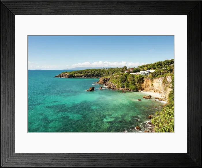 Framed Print : Eblain's cove, Sainte-Anne, Grande-Terre, Guadeloupe Framed Print : Eblain's cove, Sainte-Anne, Grande-Terre, Guadeloupe