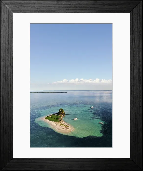 Framed Print : Aerial view of Caret Islet, Grand Cul-de-sac Marin, off the coast of Sainte-Rose, Basse-Terre, Guadeloupe Framed Print : Aerial view of Caret Islet, Grand Cul-de-sac Marin, off the coast of Sainte-Rose, Basse-Terre, Guadeloupe
