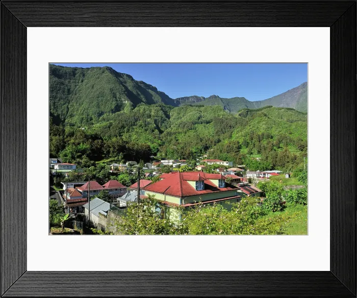 Framed Print : Hell-Bourg, Cirque de Salazie, Reunion Framed Print : Hell-Bourg, Cirque de Salazie, Reunion