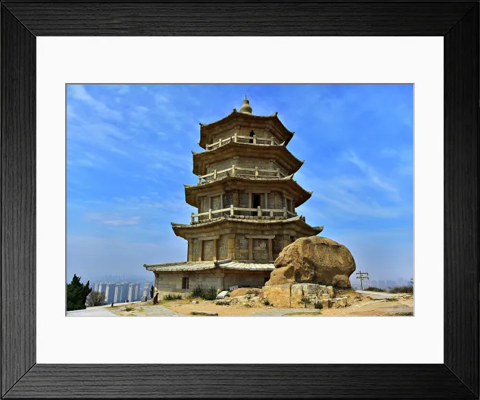 Framed Print : Wanshou Pagoda at Baogai Shan, Shishi City, Fujian, China Framed Print : Wanshou Pagoda at Baogai Shan, Shishi City, Fujian, China