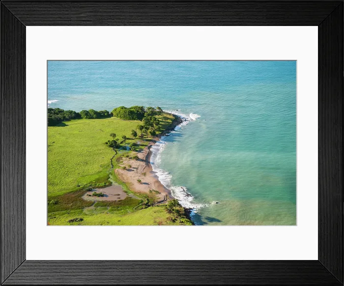 Framed Print : Aerial view of Pointe Allegre (the northest headland of Basse-Terre), Grand Cul-de-sac Marin, Sainte-Rose, Basse-Terre, Guadeloupe Framed Print : Aerial view of Pointe Allegre (the northest headland of Basse-Terre), Grand Cul-de-sac Marin, Sainte-Rose, Basse-Terre, Guadeloupe