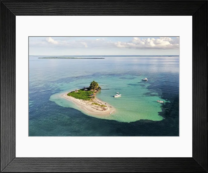 Framed Print : Aerial view of Caret Islet, Grand Cul-de-sac Marin, off the coast of Sainte-Rose, Basse-Terre, Guadeloupe Framed Print : Aerial view of Caret Islet, Grand Cul-de-sac Marin, off the coast of Sainte-Rose, Basse-Terre, Guadeloupe