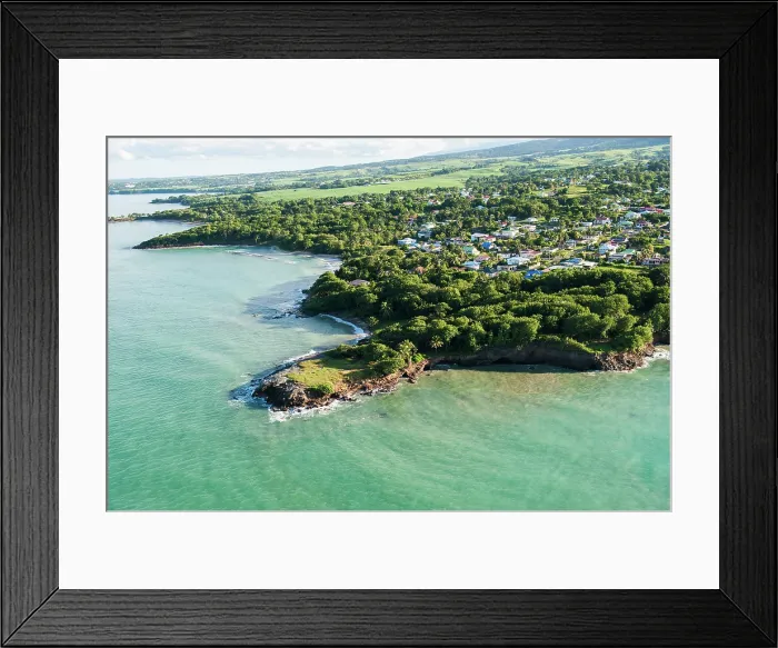 Framed Print : Aerial view of Pointe Nogent, Grand Cul-de-sac Marin, Sainte-Rose, Basse-Terre, Guadeloupe Framed Print : Aerial view of Pointe Nogent, Grand Cul-de-sac Marin, Sainte-Rose, Basse-Terre, Guadeloupe