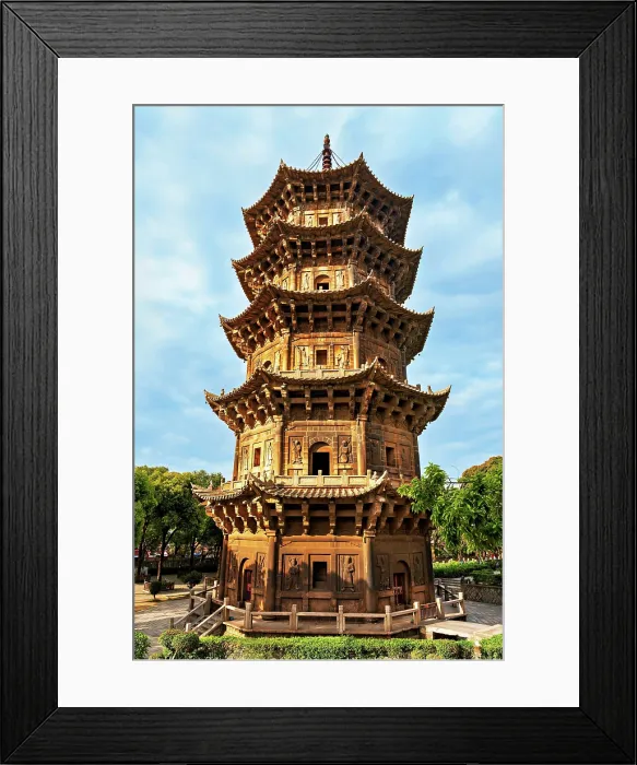 Framed Print : East Pagoda of Kaiyuan Temple, Quanzhou, Fujian Province, China Framed Print : East Pagoda of Kaiyuan Temple, Quanzhou, Fujian Province, China