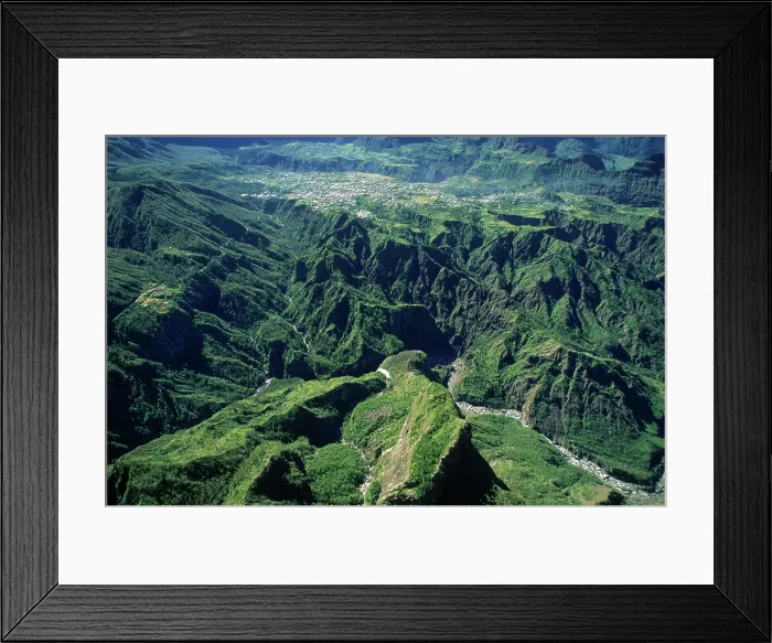 Framed Print : Cirque (caldera) of Mafate, Reunion Framed Print : Cirque (caldera) of Mafate, Reunion