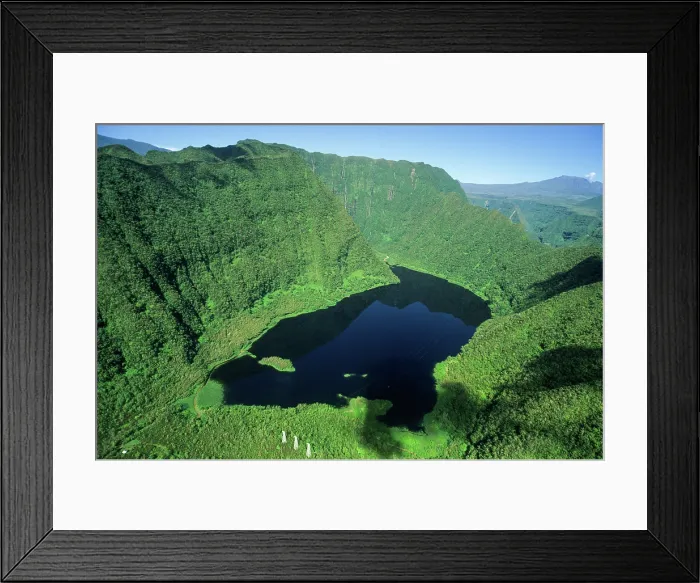 Framed Print : Grand Etang is the largest lake of the island, Reunion Framed Print : Grand Etang is the largest lake of the island, Reunion