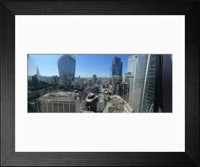 Framed Print : City views from the Garden at 120 Fenchurch Street Framed Print : City views from the Garden at 120 Fenchurch Street