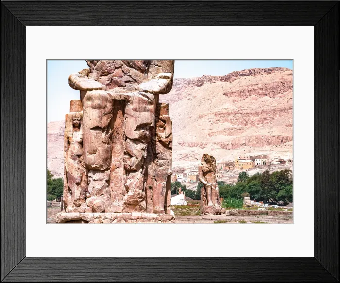 Framed Print : Details of the eroded stone of the Colossi of Memnon, West Bank, Luxor Framed Print : Details of the eroded stone of the Colossi of Memnon, West Bank, Luxor