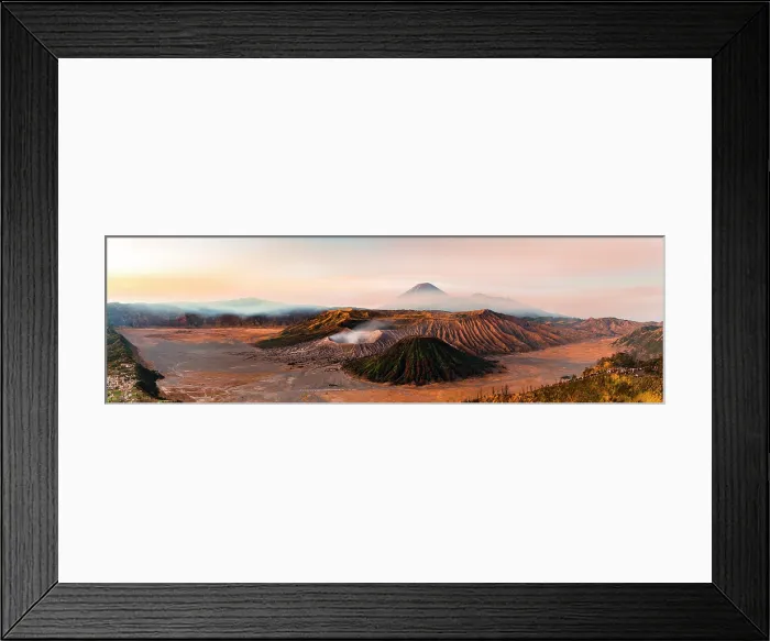 Framed Print : Volcanoes from Penanjakan viewpoint, Bromo Tengger Semeru National Park, East Java, Indonesia Framed Print : Volcanoes from Penanjakan viewpoint, Bromo Tengger Semeru National Park, East Java, Indonesia