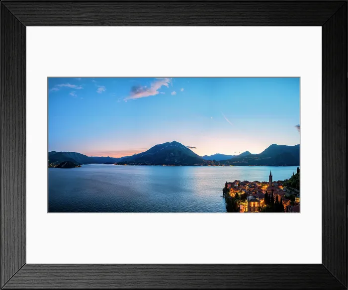 Framed Print : Aerial view of Varenna, Lake Como, Lecco province, Lombardy, Italy Framed Print : Aerial view of Varenna, Lake Como, Lecco province, Lombardy, Italy