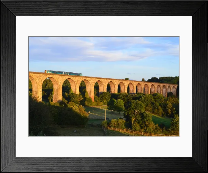Framed Print : Viaduct in Welsh Valley Framed Print : Viaduct in Welsh Valley