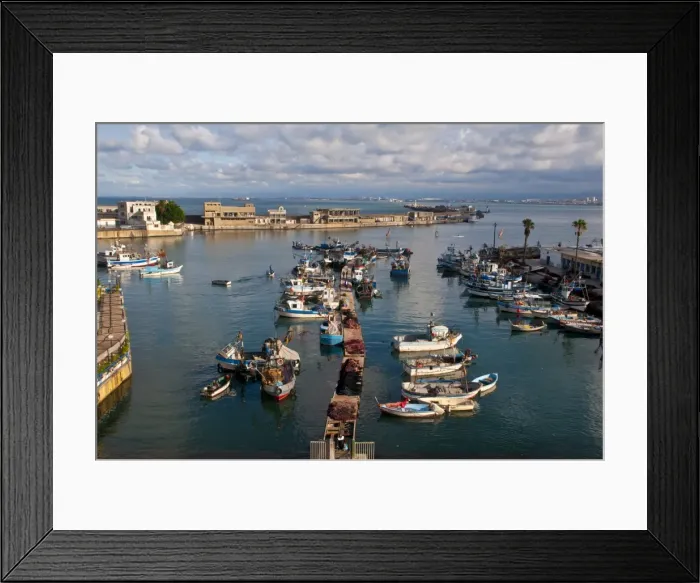 Framed Print : The harbour of Algiers, Algeria, North Africa, Africa Framed Print : The harbour of Algiers, Algeria, North Africa, Africa