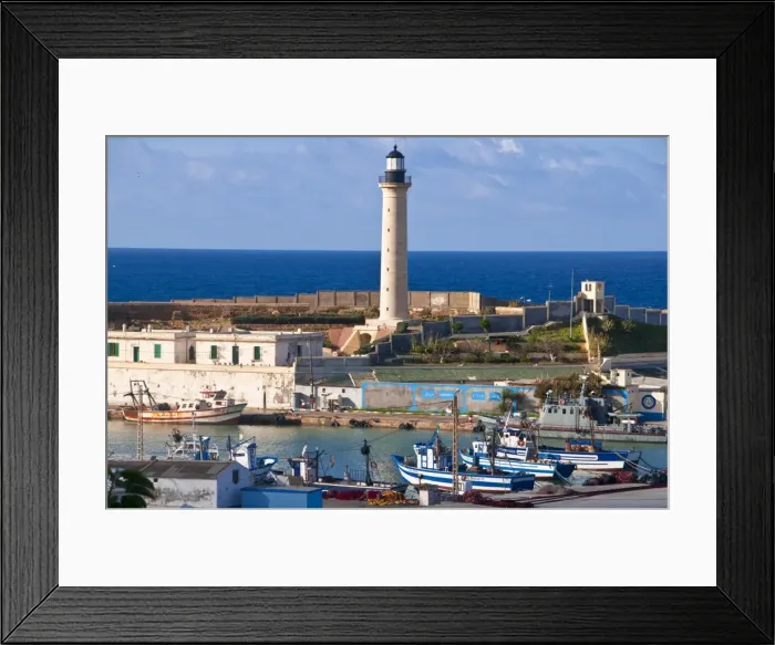 Framed Print : The fishing habour of Cherchell, Algeria, North Africa, Africa Framed Print : The fishing habour of Cherchell, Algeria, North Africa, Africa