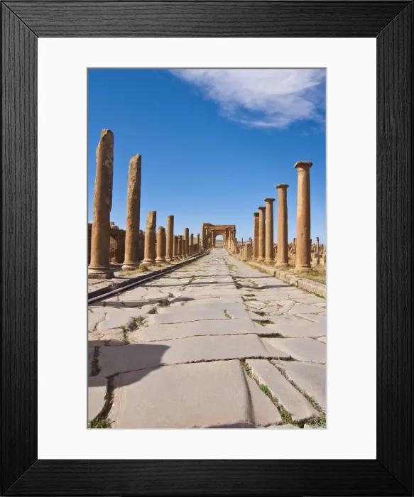 Framed Print : The Roman ruins, Timgad, UNESCO World Heritage Site, Algeria, North Africa, Africa Framed Print : The Roman ruins, Timgad, UNESCO World Heritage Site, Algeria, North Africa, Africa