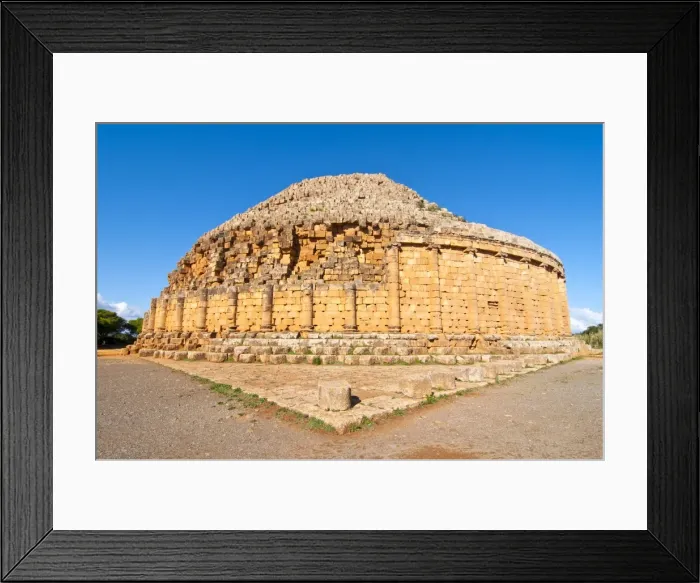 Framed Print : The tomb of the Christian, old Christian pyramid, Tipasa, UNESCO World Heritage Site Framed Print : The tomb of the Christian, old Christian pyramid, Tipasa, UNESCO World Heritage Site