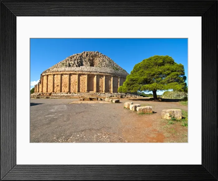 Framed Print : The tomb of the Christian, old Christian pyramid, Tipasa, UNESCO World Heritage Site Framed Print : The tomb of the Christian, old Christian pyramid, Tipasa, UNESCO World Heritage Site