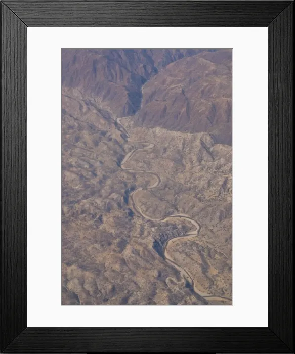 Framed Print : Aerial view of the Nile valley, Ethiopia, Africa Framed Print : Aerial view of the Nile valley, Ethiopia, Africa