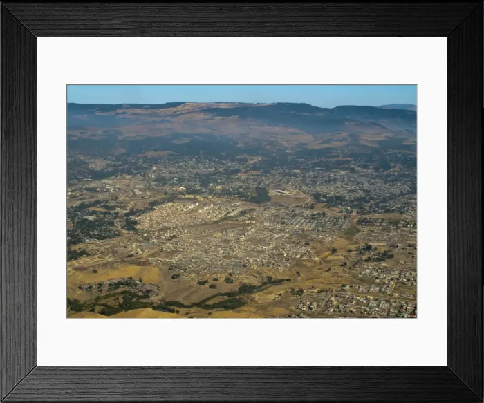 Framed Print : Aerial view of Addis Ababa, Ethiopia, Africa