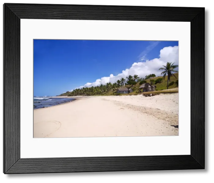 Framed Print : White sandy beach on Ile Sainte Marie, Madagascar, Indian Ocean, Africa Framed Print : White sandy beach on Ile Sainte Marie, Madagascar, Indian Ocean, Africa