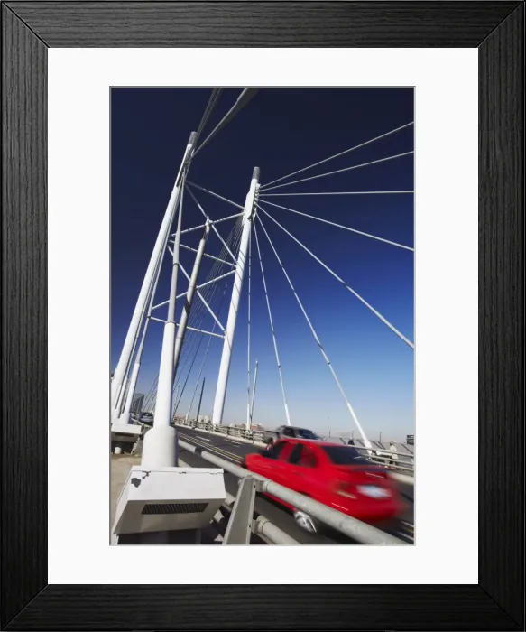Framed Print : Cars crossing Nelson Mandela Bridge, Newtown, Johannesburg, Gauteng, South Africa, Africa Framed Print : Cars crossing Nelson Mandela Bridge, Newtown, Johannesburg, Gauteng, South Africa, Africa