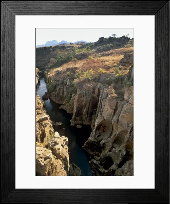 Framed Print : Bourkes Luck Potholes, created by river erosion, Blyde River Canyon Framed Print : Bourkes Luck Potholes, created by river erosion, Blyde River Canyon