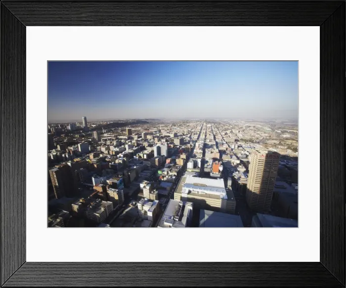 Framed Print : View of east downtown Johannesburg, Gauteng, South Africa, Africa Framed Print : View of east downtown Johannesburg, Gauteng, South Africa, Africa
