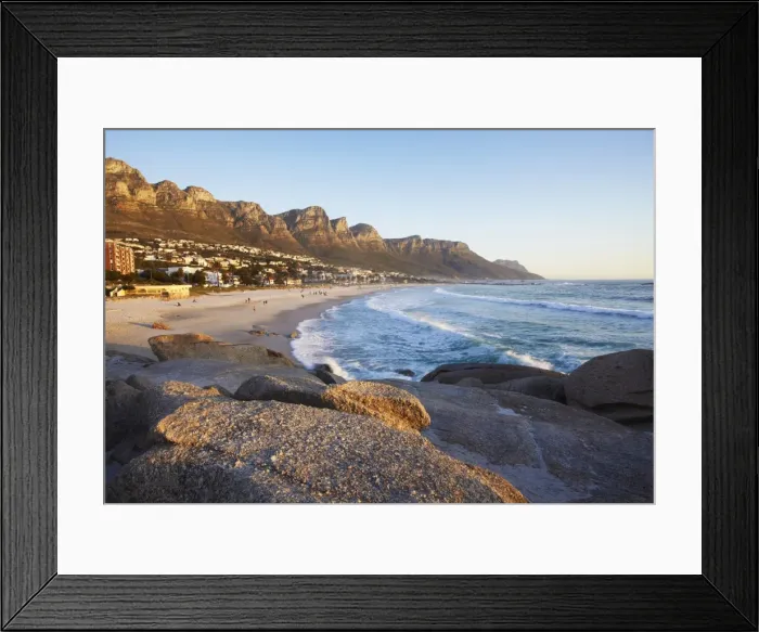 Framed Print : Camps Bay, Cape Town, Western Cape, South Africa, Africa Framed Print : Camps Bay, Cape Town, Western Cape, South Africa, Africa