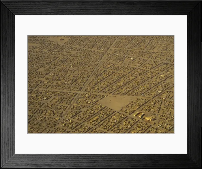 Framed Print : Aerial view of Khartoum, Sudan, Africa Framed Print : Aerial view of Khartoum, Sudan, Africa