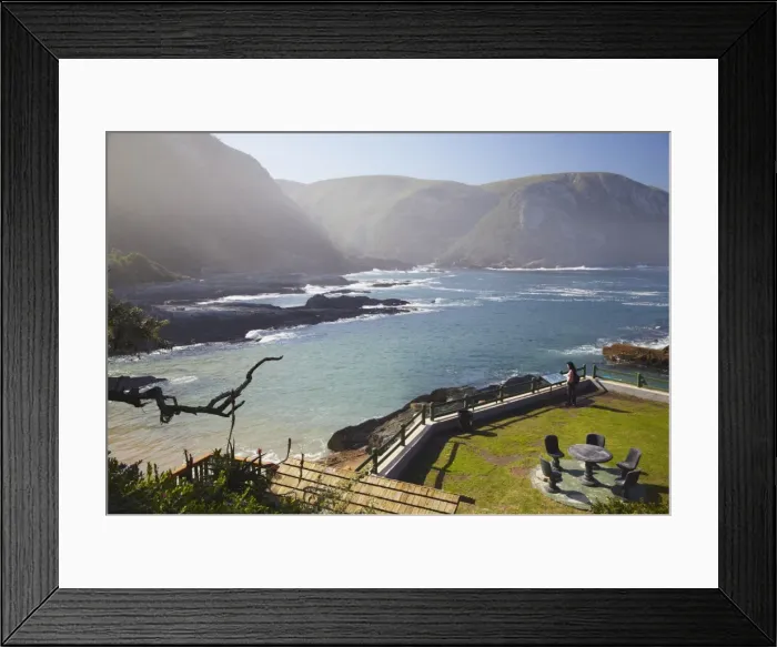 Framed Print : Woman in Tsitsikamma National Park, Storms River, Eastern Cape, South Africa, Africa Framed Print : Woman in Tsitsikamma National Park, Storms River, Eastern Cape, South Africa, Africa