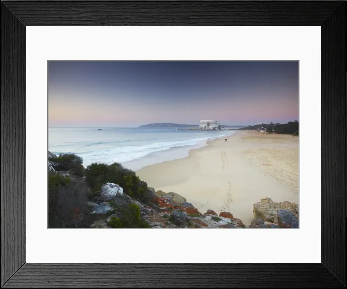 Framed Print : Plettenberg Bay beach at dawn, Western Cape, South Africa, Africa Framed Print : Plettenberg Bay beach at dawn, Western Cape, South Africa, Africa