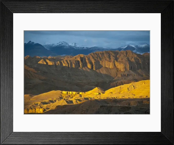 Framed Print : Sunset in the old kingdom of Guge in the most western part of Tibet, China, Asia Framed Print : Sunset in the old kingdom of Guge in the most western part of Tibet, China, Asia