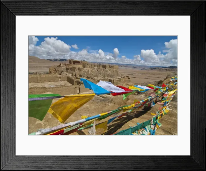 Framed Print : The old kingdom of Guge in the most western part of Tibet, China, Asia