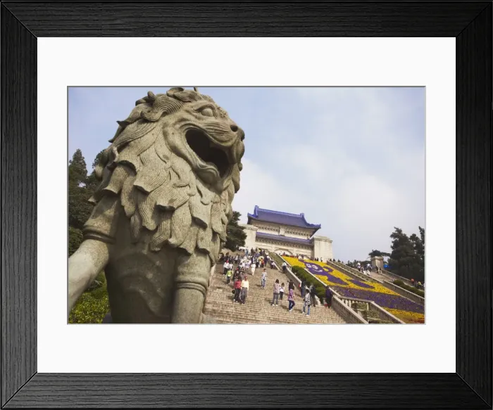 Framed Print : People at mausoleum of Dr. Sun Yat Sen (Zhongshan Ling), Zijin Shan, Nanjing Framed Print : People at mausoleum of Dr. Sun Yat Sen (Zhongshan Ling), Zijin Shan, Nanjing