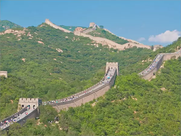 The Great Wall of China, UNESCO World Heritage Site, Badaling, near Beijing, China, Asia