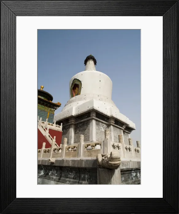 Framed Print : The White Pagoda, Beihai Park, Xicheng District, Beijing, China, Asia Framed Print : The White Pagoda, Beihai Park, Xicheng District, Beijing, China, Asia
