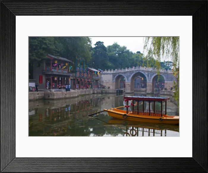 Framed Print : Suzhou Market Street at the Summer Palace or Yihe Yuan, Bejing, China, Asia Framed Print : Suzhou Market Street at the Summer Palace or Yihe Yuan, Bejing, China, Asia