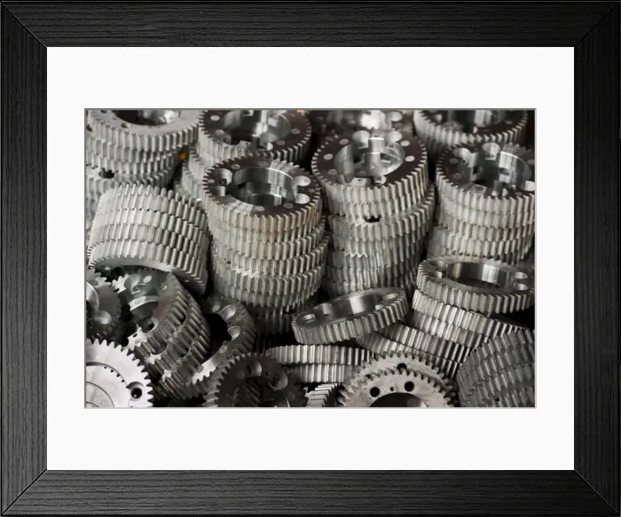 Framed Print : Gears, technological industry, Hebei, Province of Hebei, China, Asia Framed Print : Gears, technological industry, Hebei, Province of Hebei, China, Asia