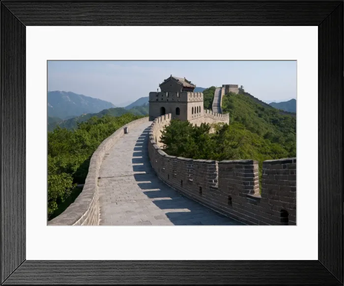 Framed Print : The Great Wall of China at Badaling, UNESCO World Heritage Site, China, Asia Framed Print : The Great Wall of China at Badaling, UNESCO World Heritage Site, China, Asia