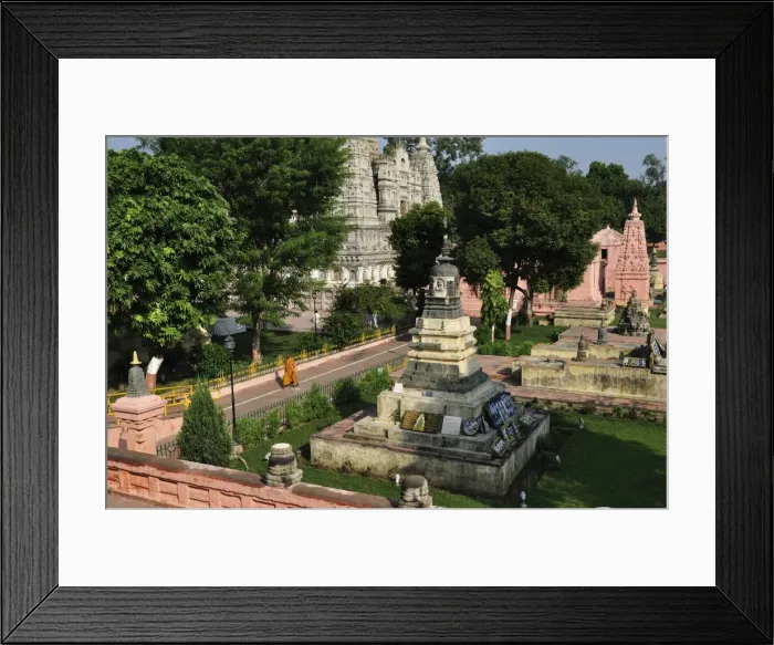 Framed Print : Mahabodhi Temple, UNESCO World Heritage Site, Bodh Gaya (Bodhgaya), Gaya District Framed Print : Mahabodhi Temple, UNESCO World Heritage Site, Bodh Gaya (Bodhgaya), Gaya District