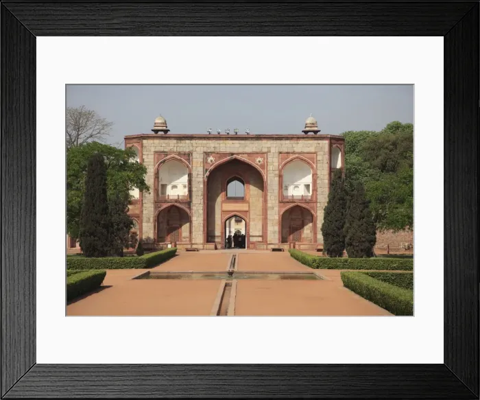 Framed Print : Gate, Humayuns Tomb, Delhi, India, Asia Framed Print : Gate, Humayuns Tomb, Delhi, India, Asia