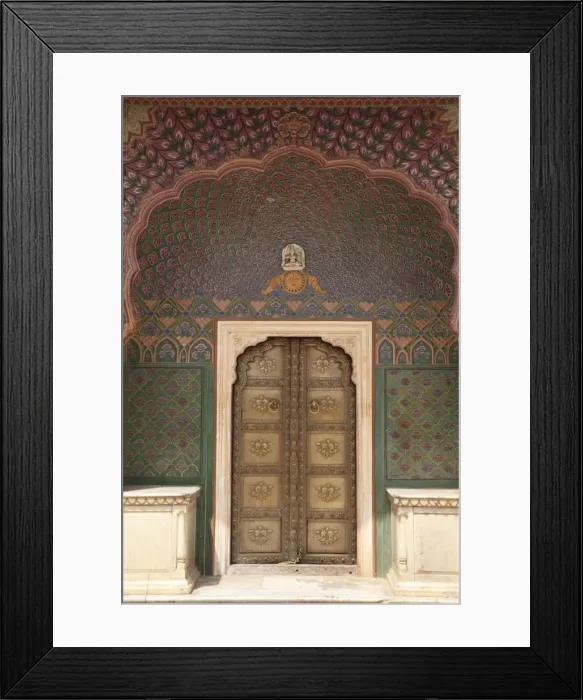 Framed Print : City Palace, Jaipur, Rajasthan, India, Asia