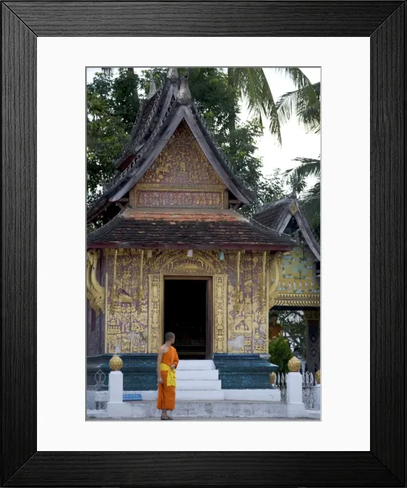 Framed Print : The Royal Palace, most famous temple of Luang Prabang, UNESCO World Heritage Site Framed Print : The Royal Palace, most famous temple of Luang Prabang, UNESCO World Heritage Site
